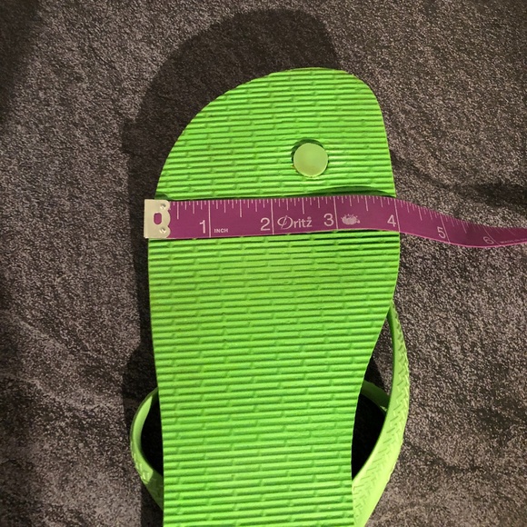 Havaianas Flash Green Pattern Flip Flop 9 - Picture 7 of 8